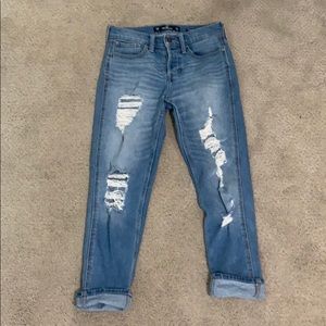 Hollister low rise mom jeans